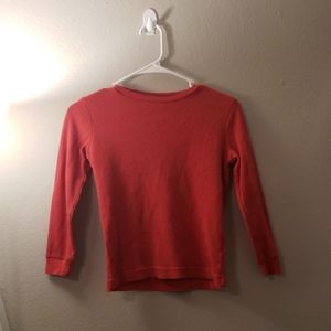 Small Old Navy Red Long Sleeve Tee Shirt